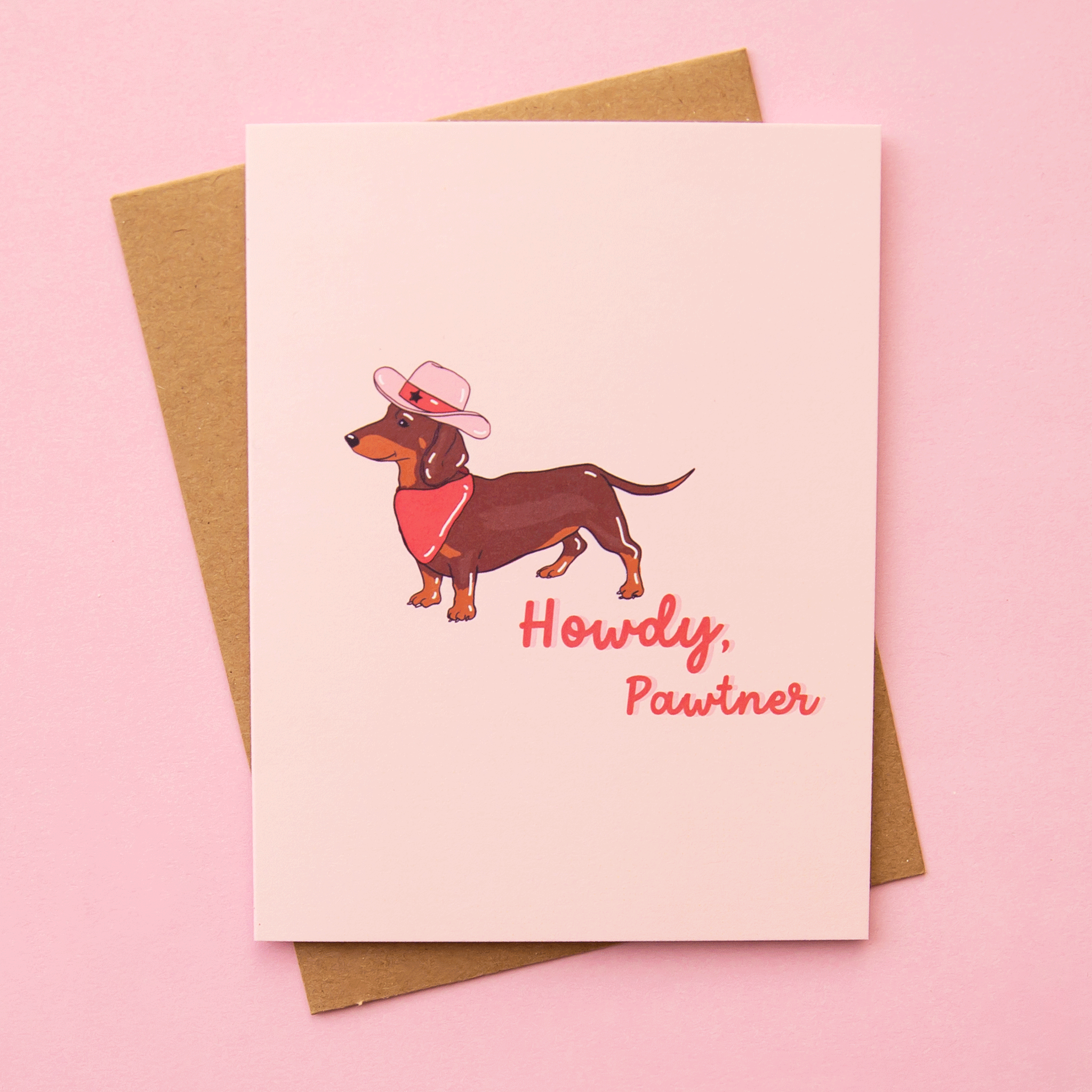 Howdy Pawtner Card