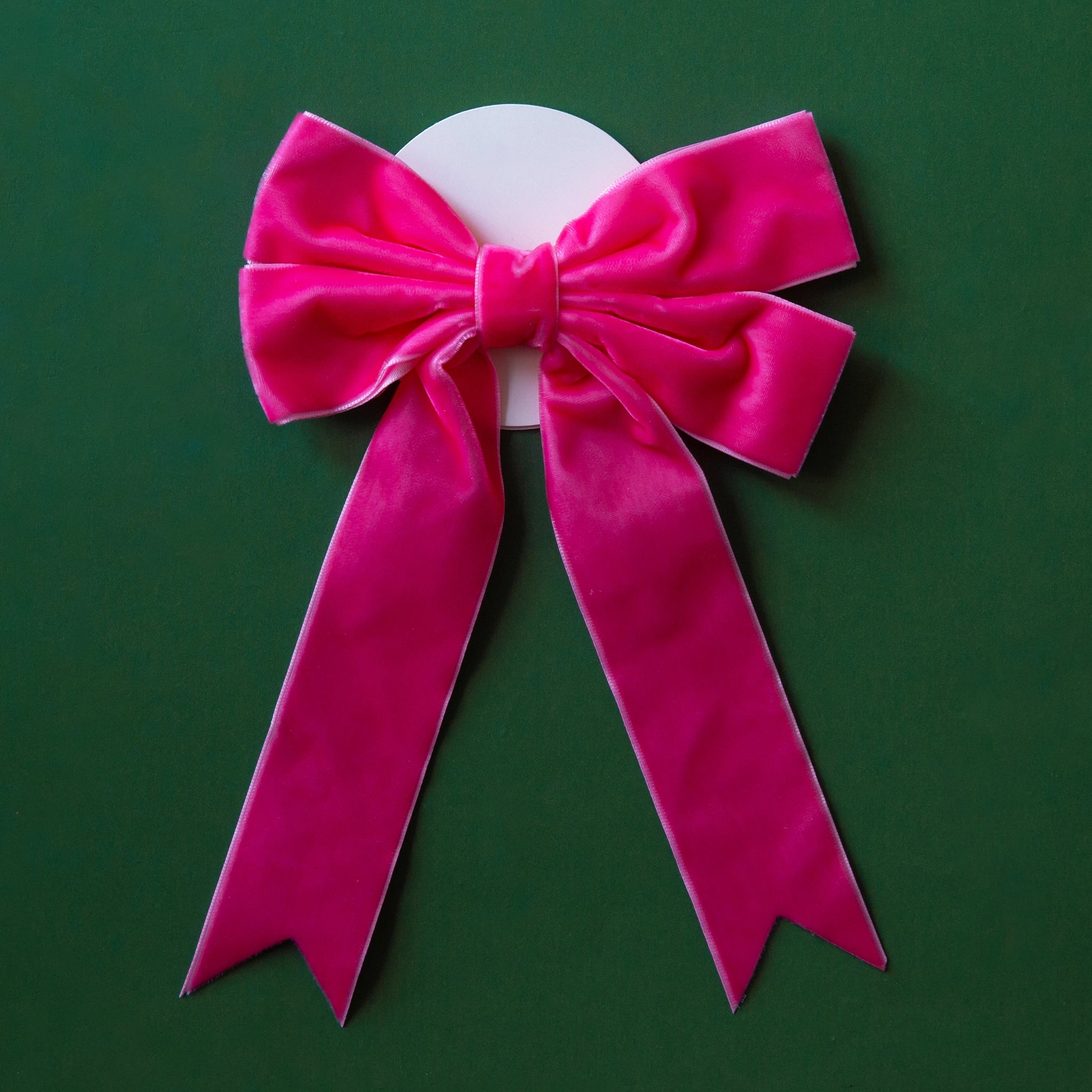Velvet Mini Bows | Pink