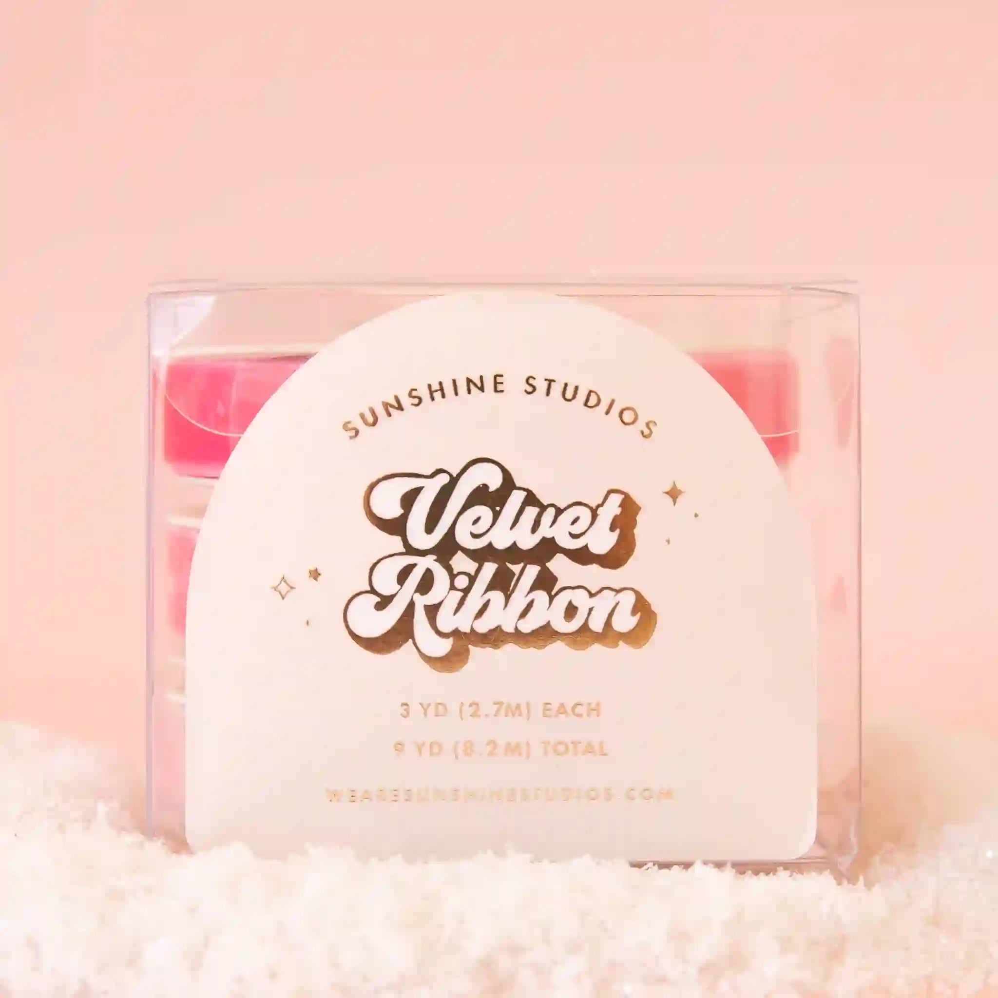 Blush Velvet Ribbon 3/8 5/8 Pink Velvet Ribbon 
