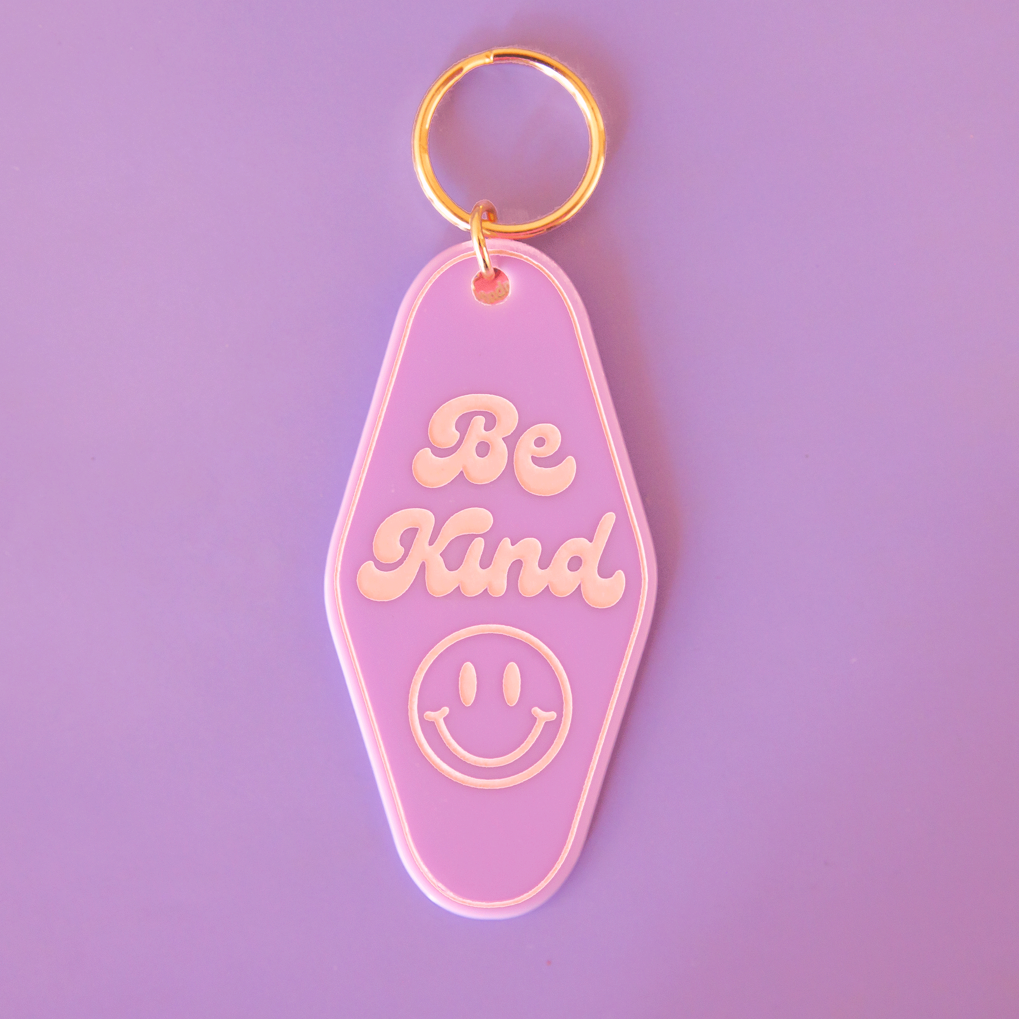 Be Kind Keychain | Lilac