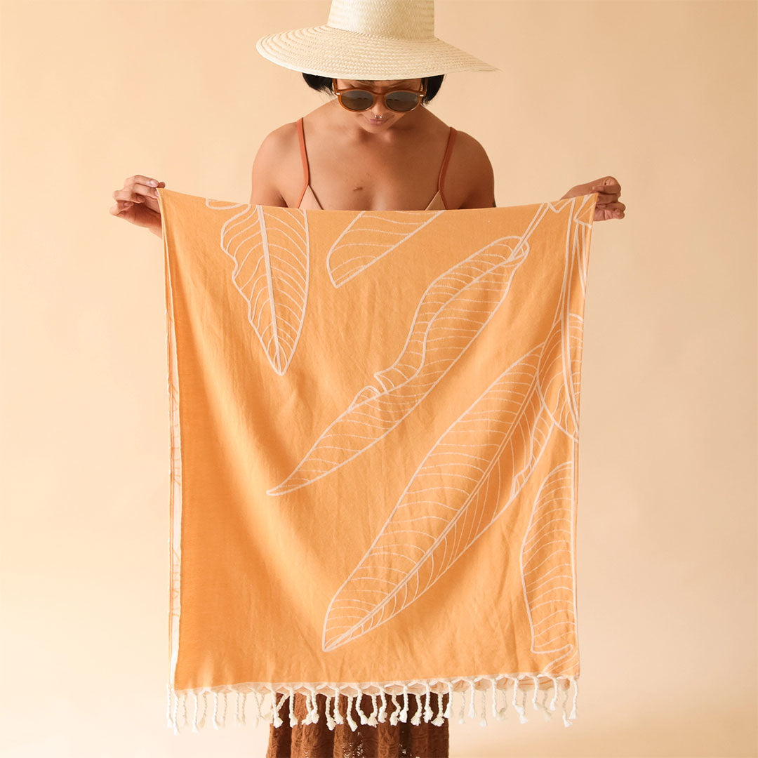 Orange beach online towel