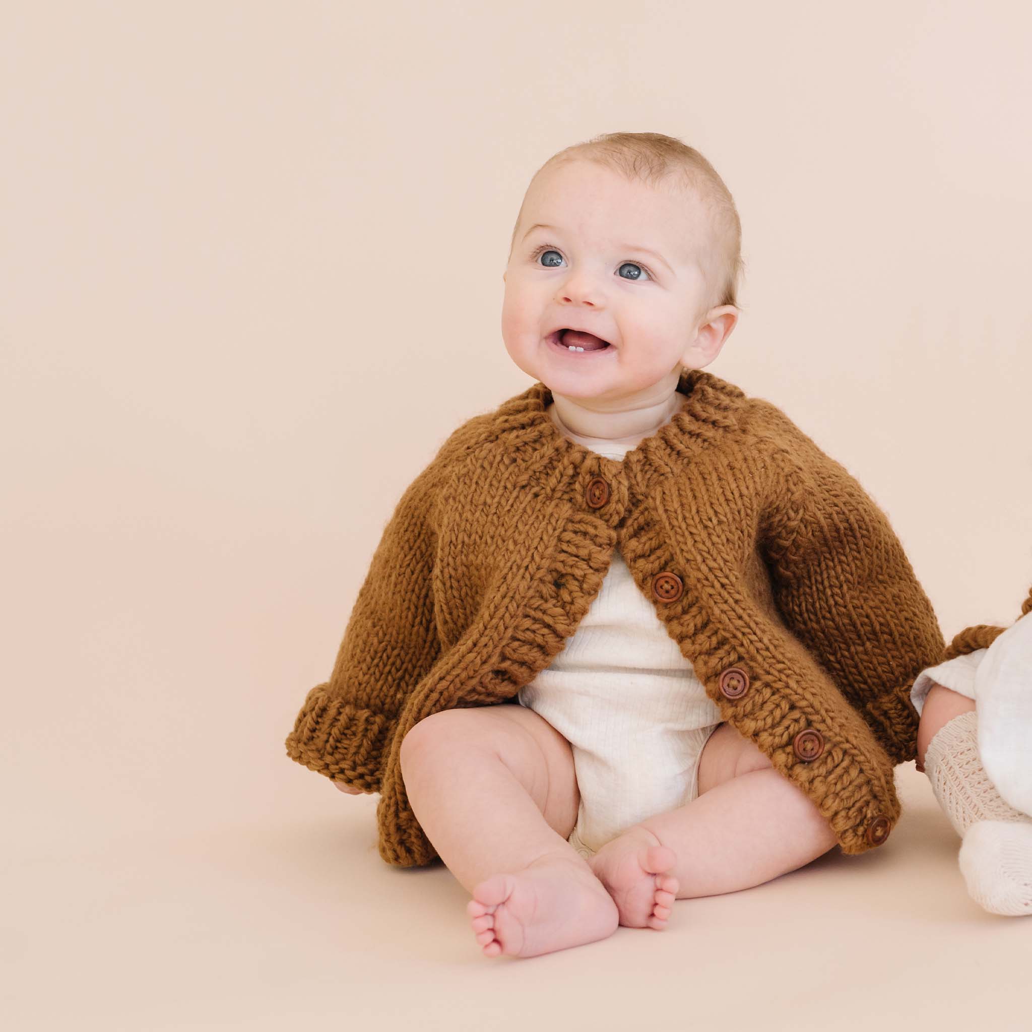 Baby girl clearance peach cardigan