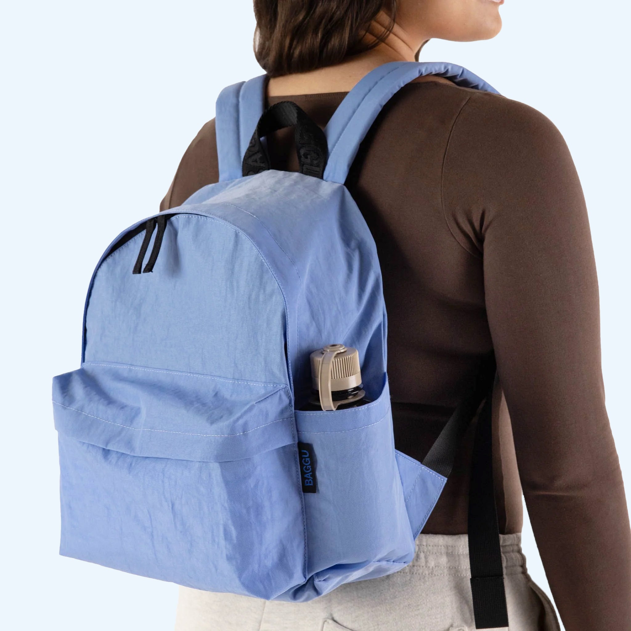 Baggu Medium Nylon Backpack Cornflower