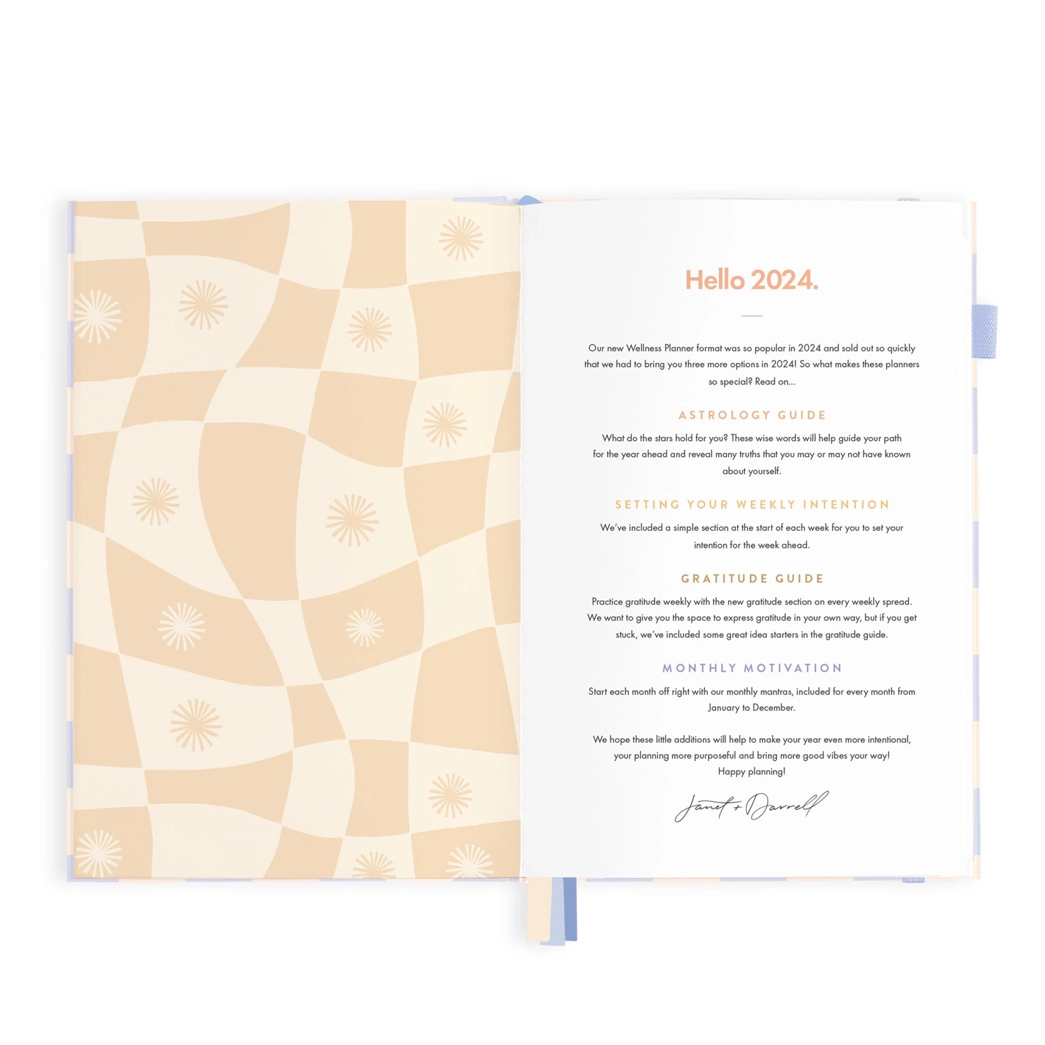 2024 Blue Check Planner by Pigment