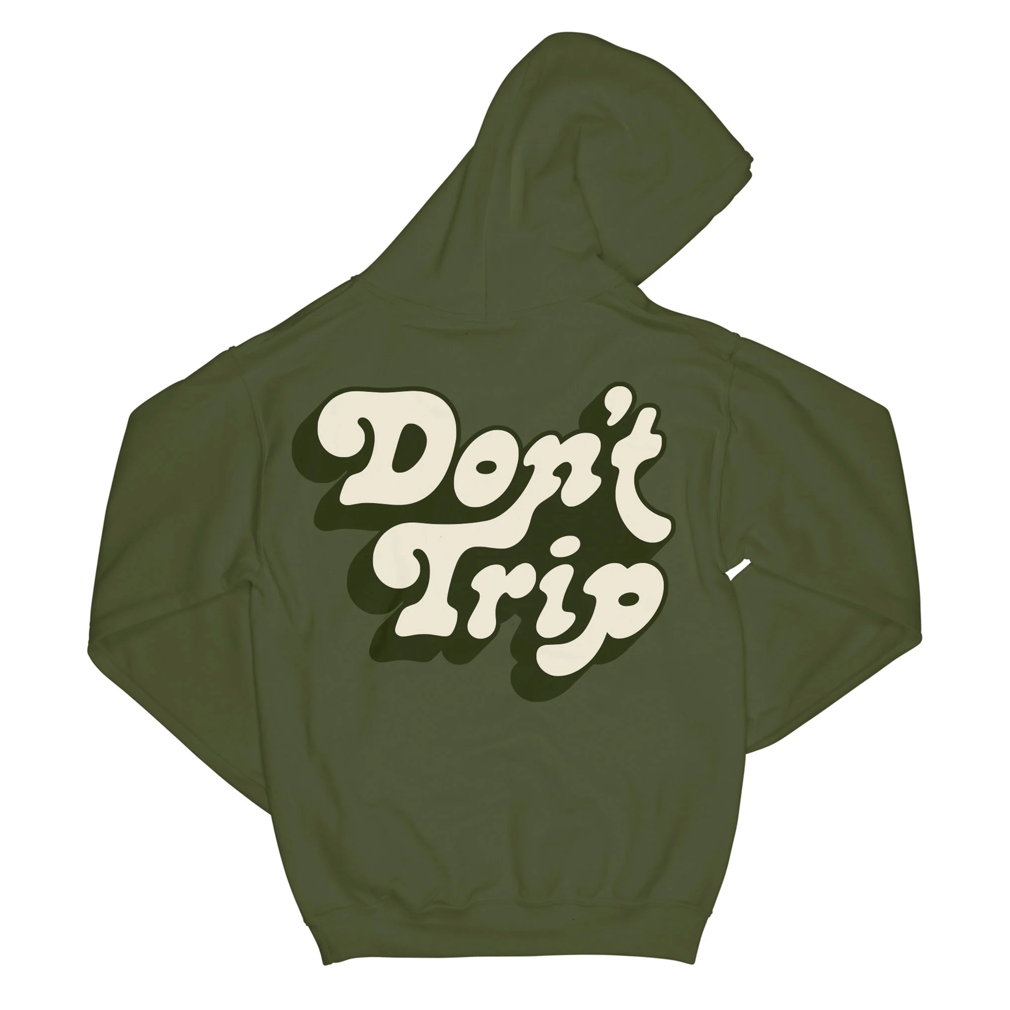 Don't Trip Shadow Hoodie | Emerald Green