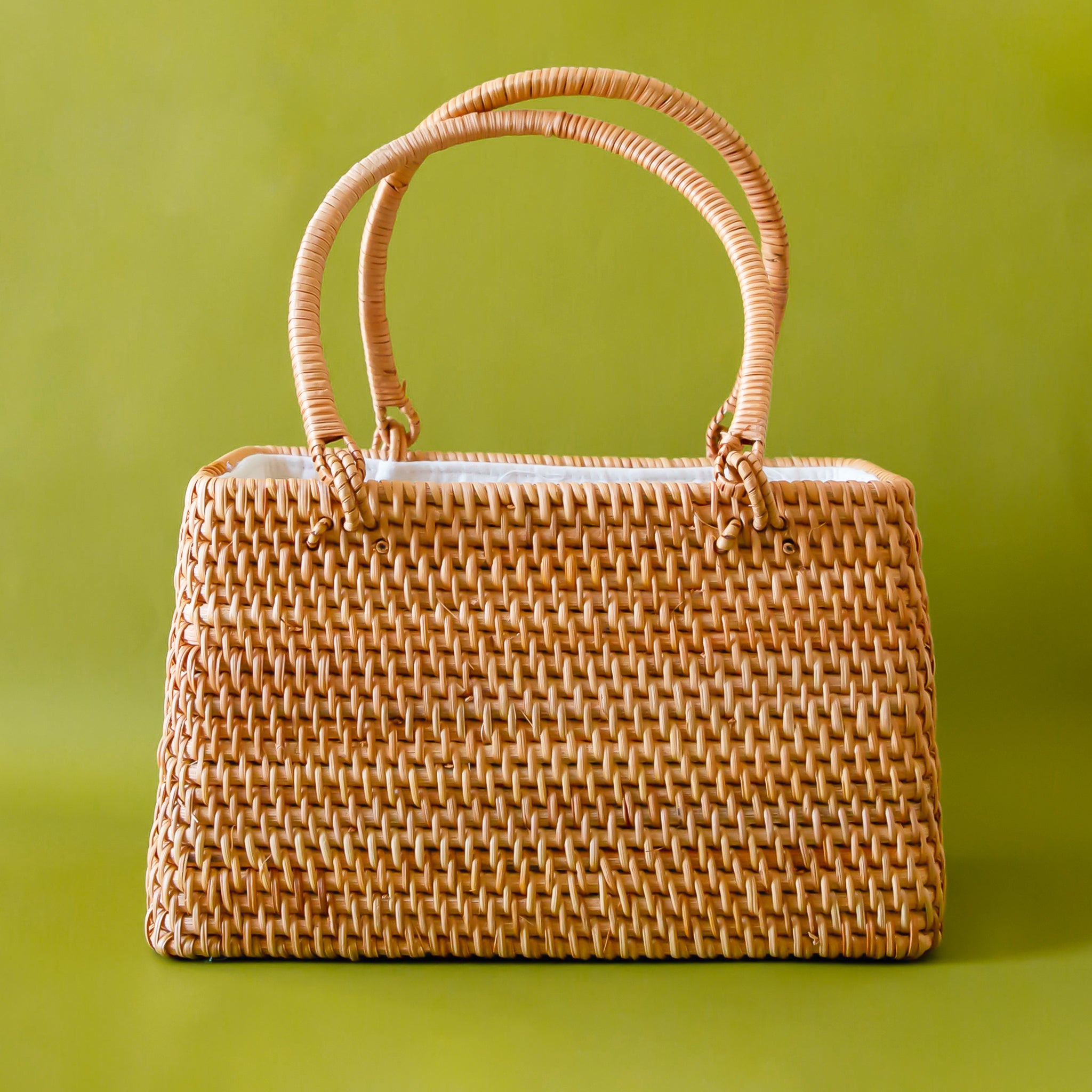 Ophelia Handbag Rattan in Neutral by Pigment