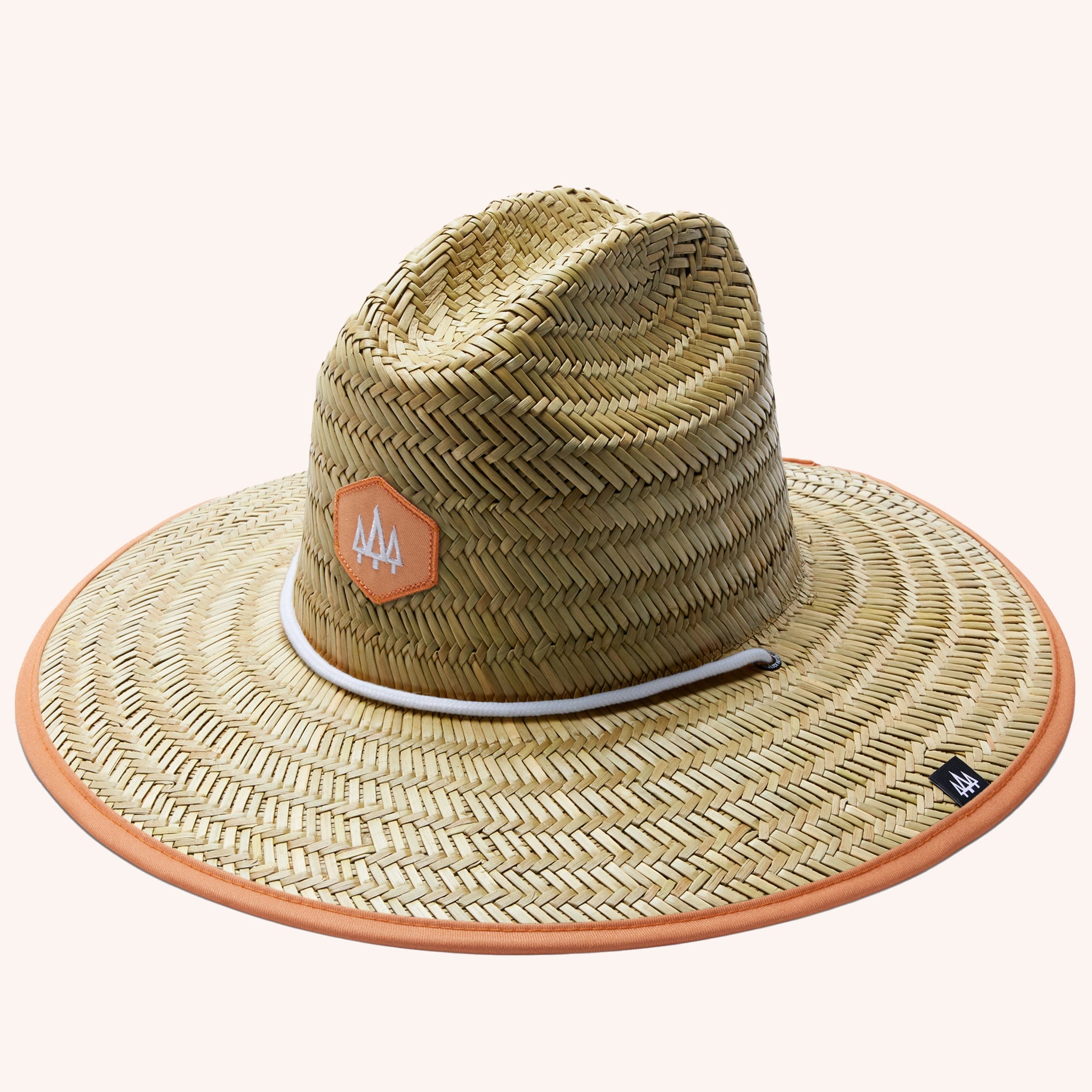 Wide Brim Honeycome Straw Hat