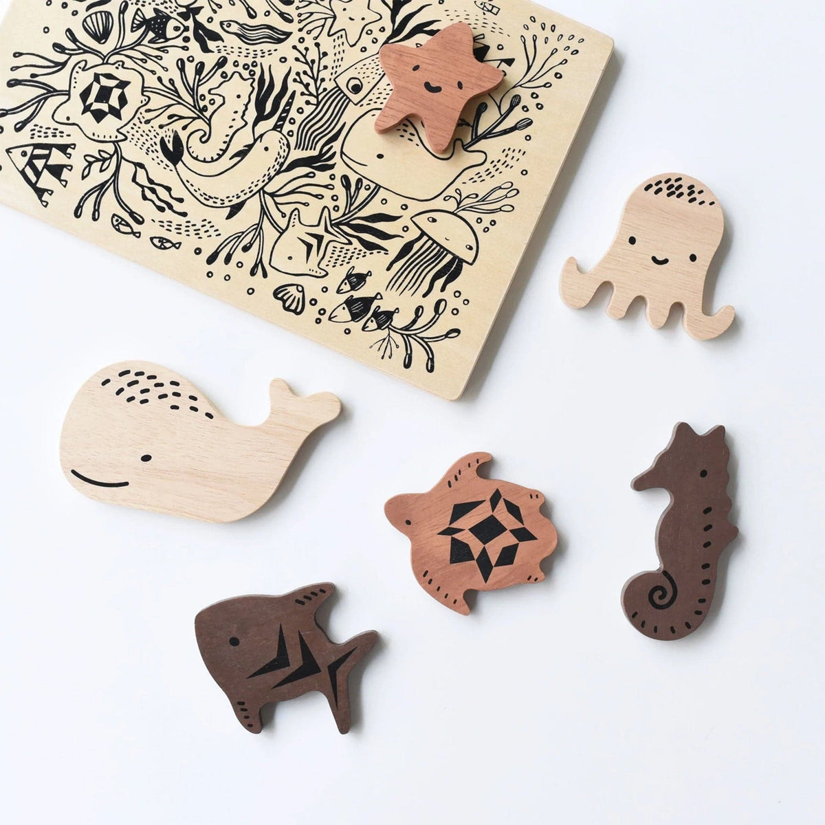 Wooden Tray Puzzle Safari – Pigment