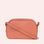 coral colored crossbody bag