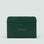 card holder in emerald color