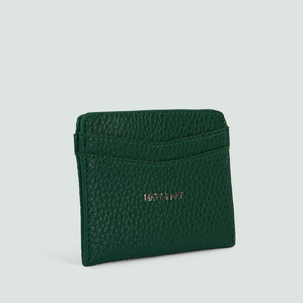 card holder in emerald color