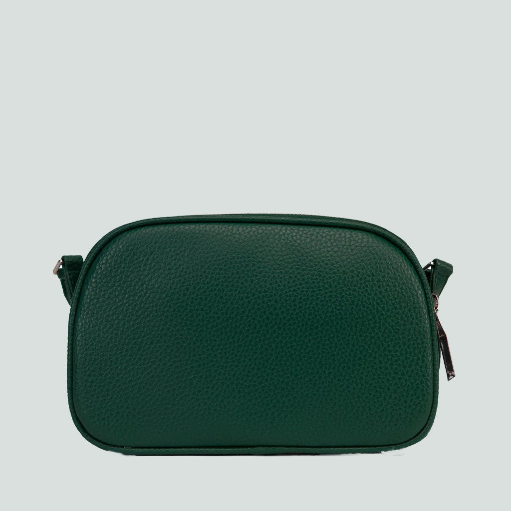 deep green crossbody bag