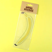 A yellow banana shaped bookmark.