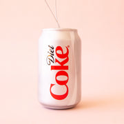 A Diet Coke can shaped ornament.