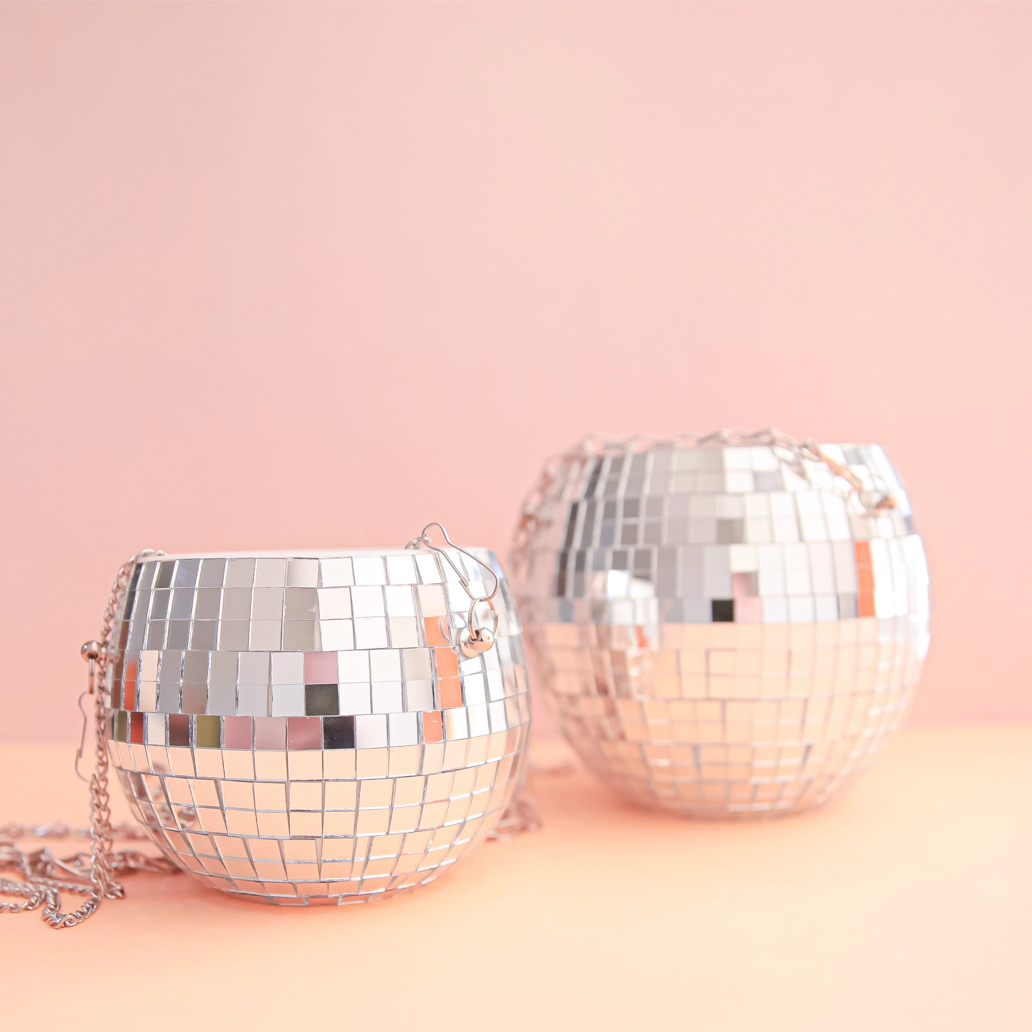 Pink Disco Ball Hanging Planter 6 inch - Jungle House