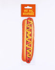 A hot dog shaped bookmark.