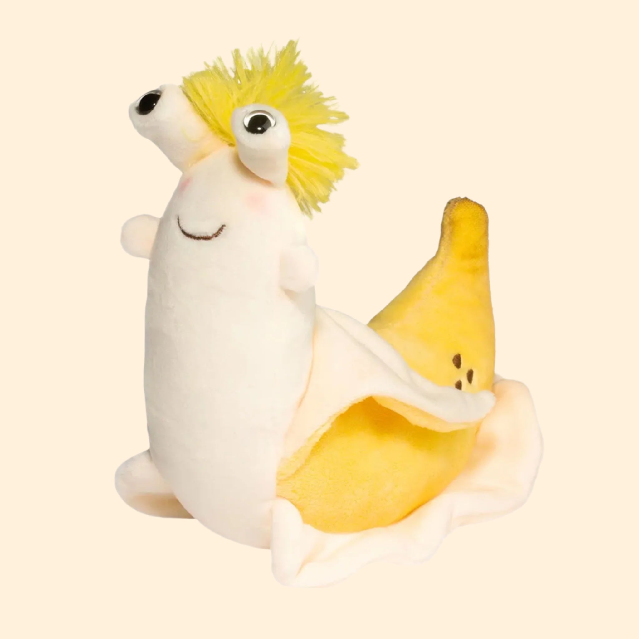 The jumbo version of the banana slug shaped stuffed animal. 