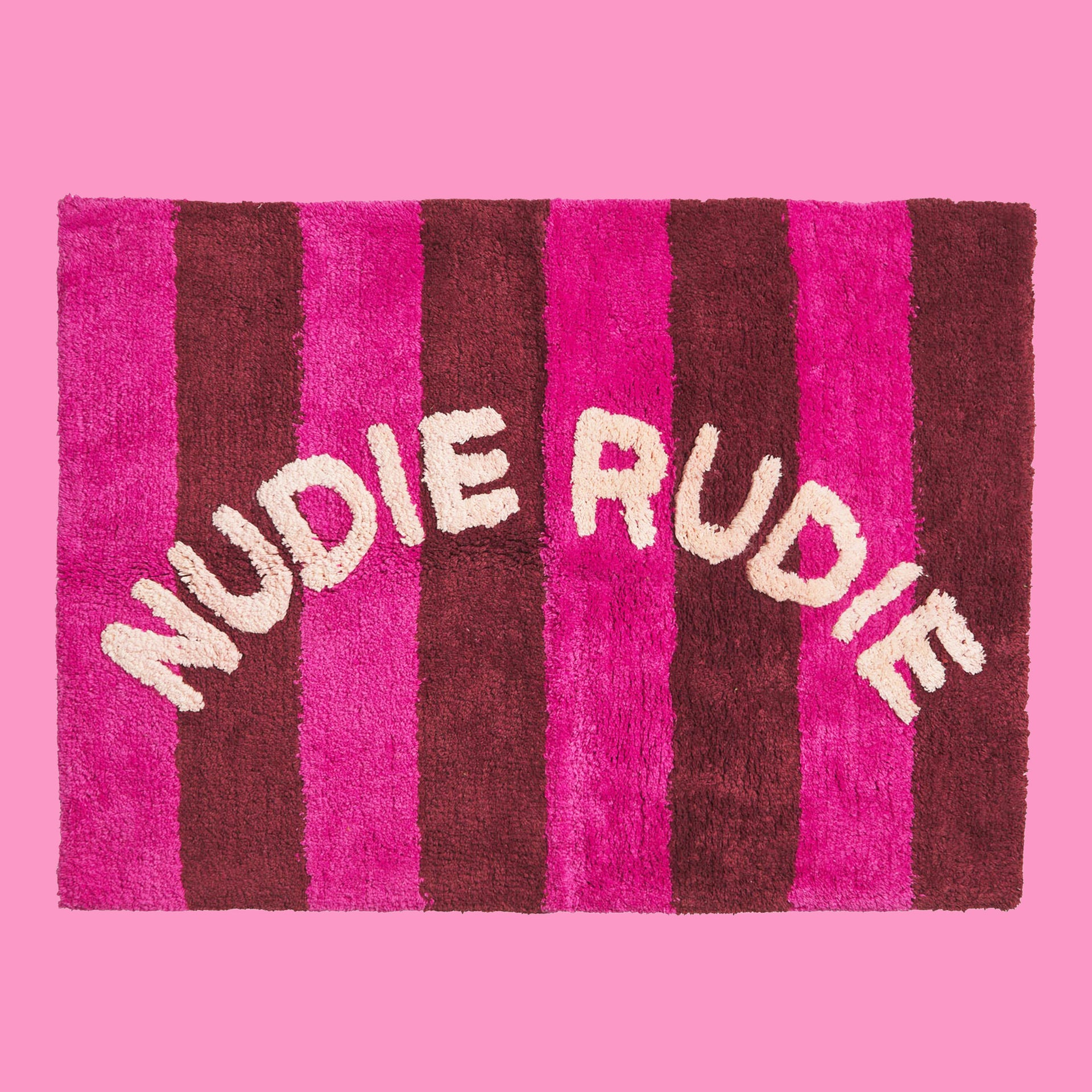 Zelia Nudie Rudie Bath Mat | Bougainvillea – Pigment