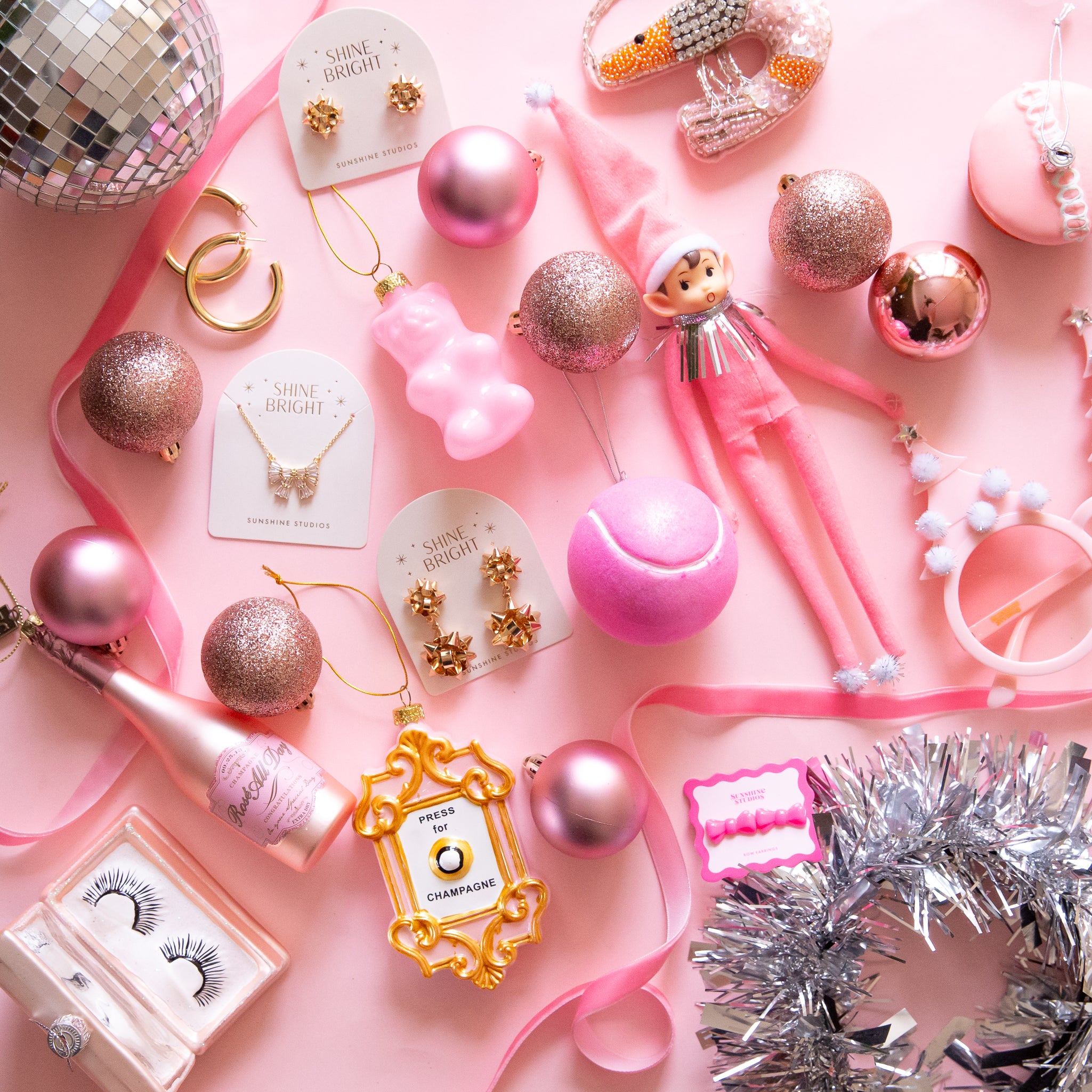 Elf Ornament | Pink