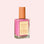 A creamy barbie pink nail polish in a rectangle bottle. 