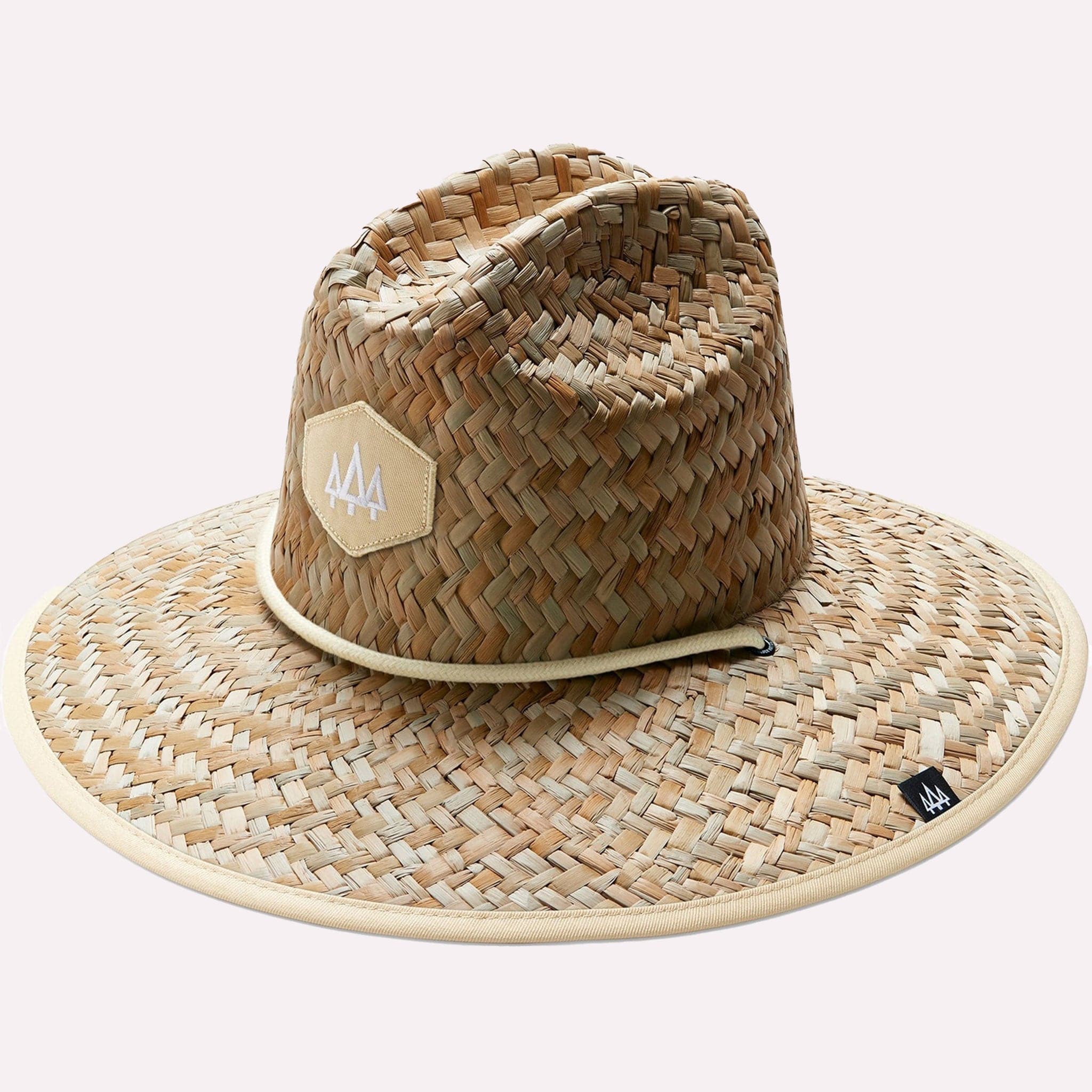 A classic straw hat with a wide brim to protect you from the sunrays! Includes a neutral cream drawstring.