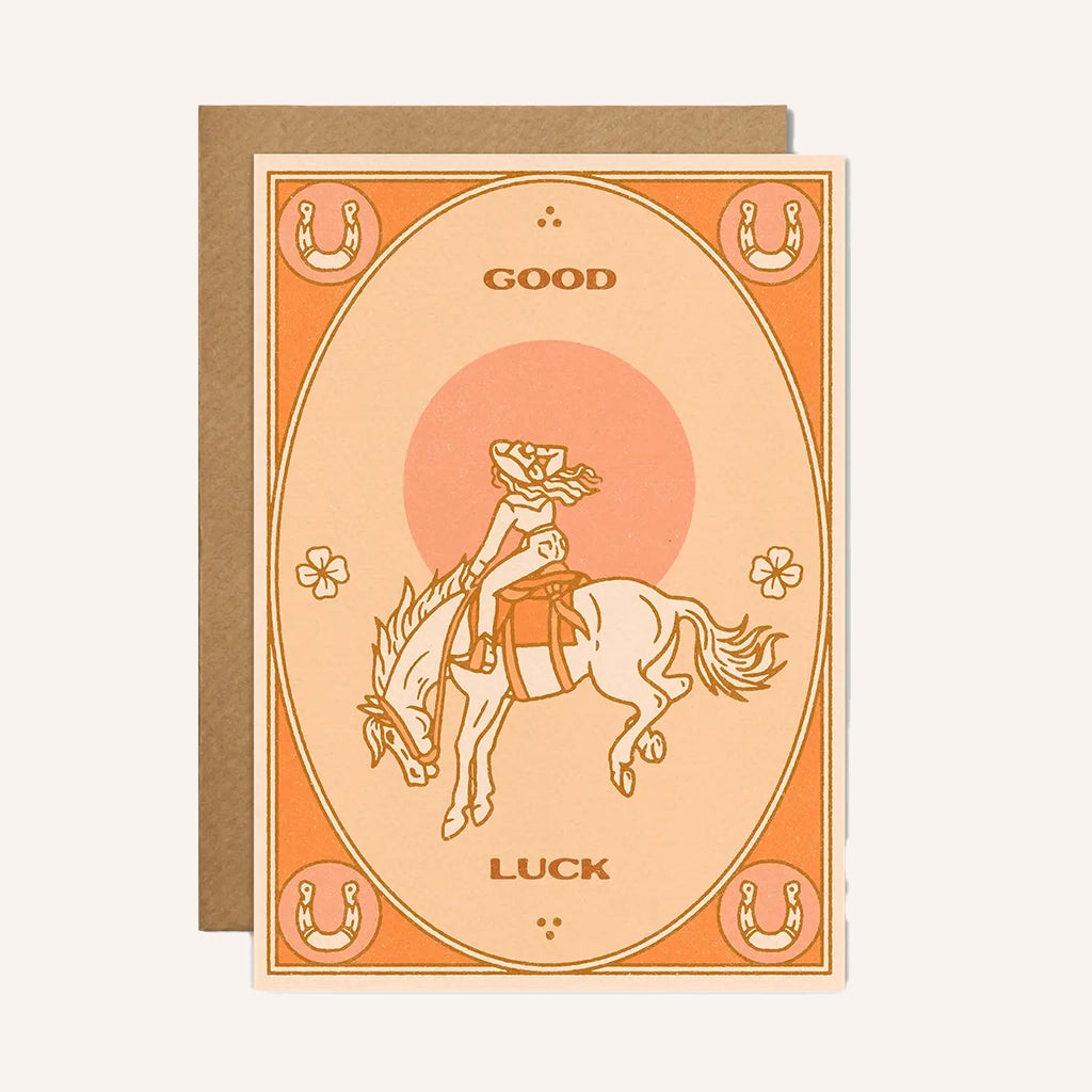 Cowgirl Good Luck Card – Pigment